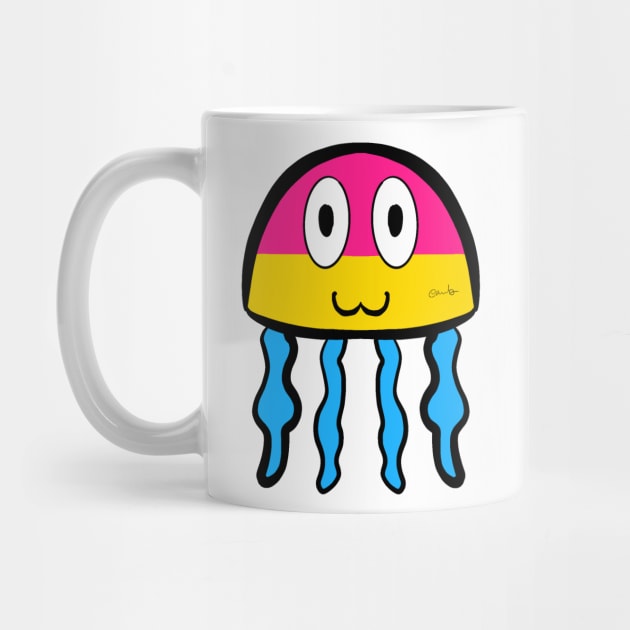 Pansexual Pride Jellfish by AlienClownThings